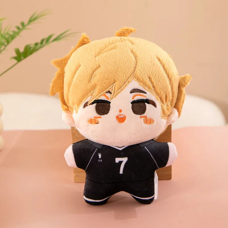 20cm Kawaii Haikyuu Plush Toy Volleyball Stuffed Anime Doll Hinata Shoyo Tobio Kageyama Yu Nishinoya for Fans Kids Birthday Gift