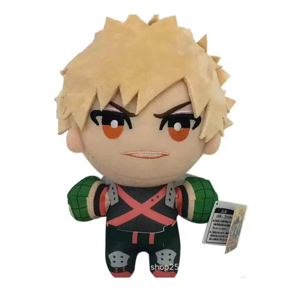 My Hero Academia Anime Plush Toys 12-25cm Stuffed Dolls of Izuku Midoriya Katsuki Bakugou Shouto Todoroki Ideal Kids Gifts