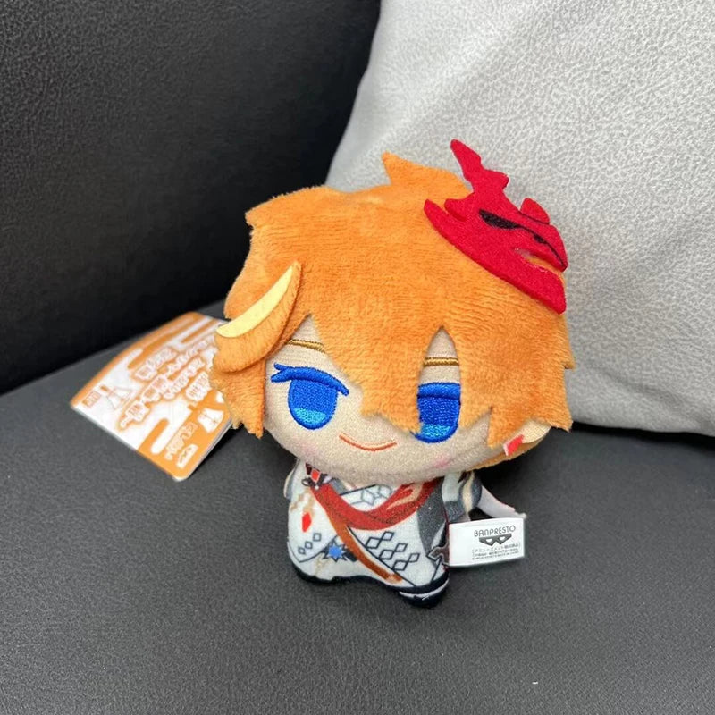 Genshin Impact Xiao Zhong Li Venti Ganyu Tartaglia Diluc Plush Pendant Toy Doll Mini Keychain Backpack Accessorie For Gift