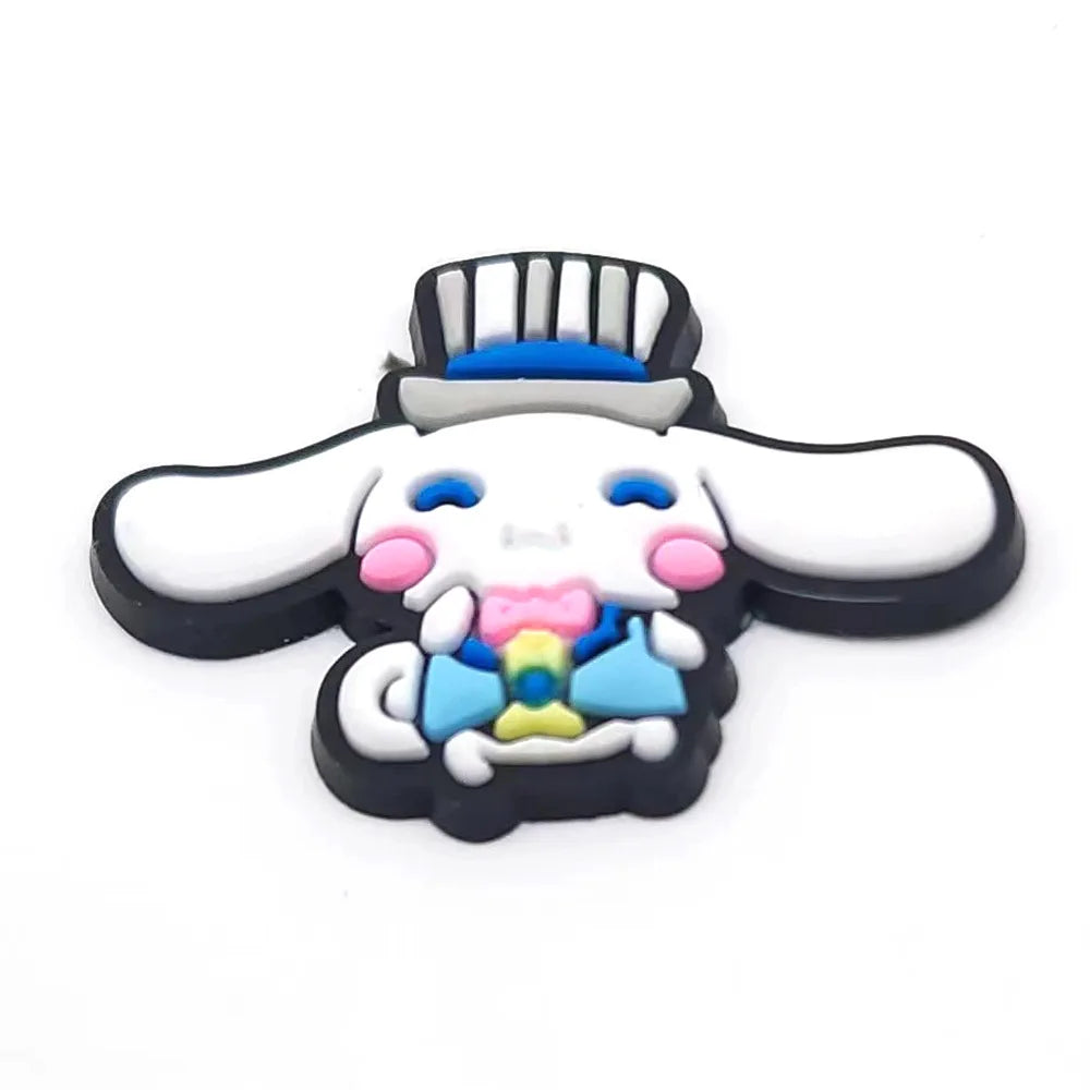 MINISO Hello Kitty Sanrio cartoon 1pcs cute shoe charms Accessories buckle clogs sandals pin decorate kids girls gift