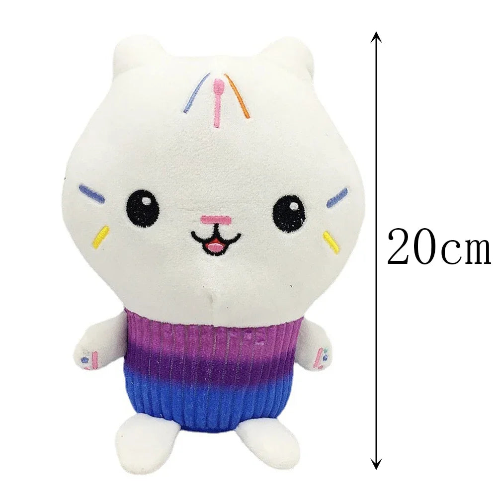 Newest 10 stlyes Gabby Dollhouse Plush Toy Mercat Cartoon Stuffed Animals Mermaid Cat Plushie Doll Kids Birthday Christams Gifts
