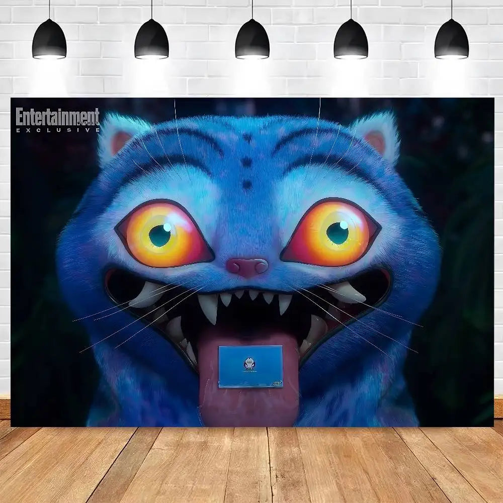 KPop Demon Hunters Cartoon Theme Party Backdrop Vinyl Photography Background Birthday Party Decorations