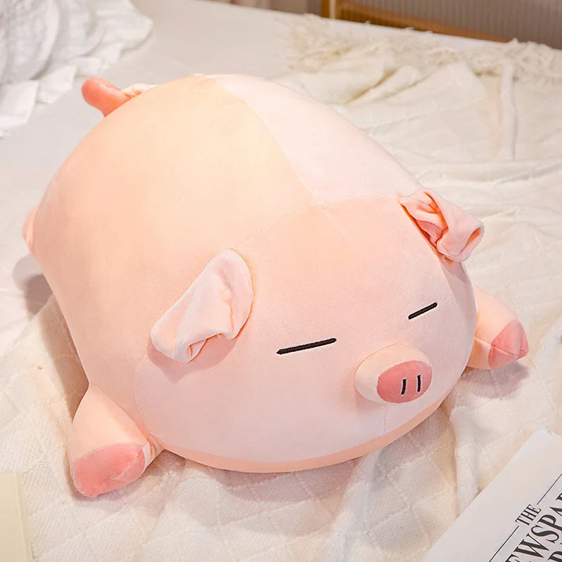 Big Size Cute Squish Pig hug pillow Doll Plush Piggy Toy Animal Comfort Soft Pillow Cushion Kids Baby Comforting Sleeping pillow