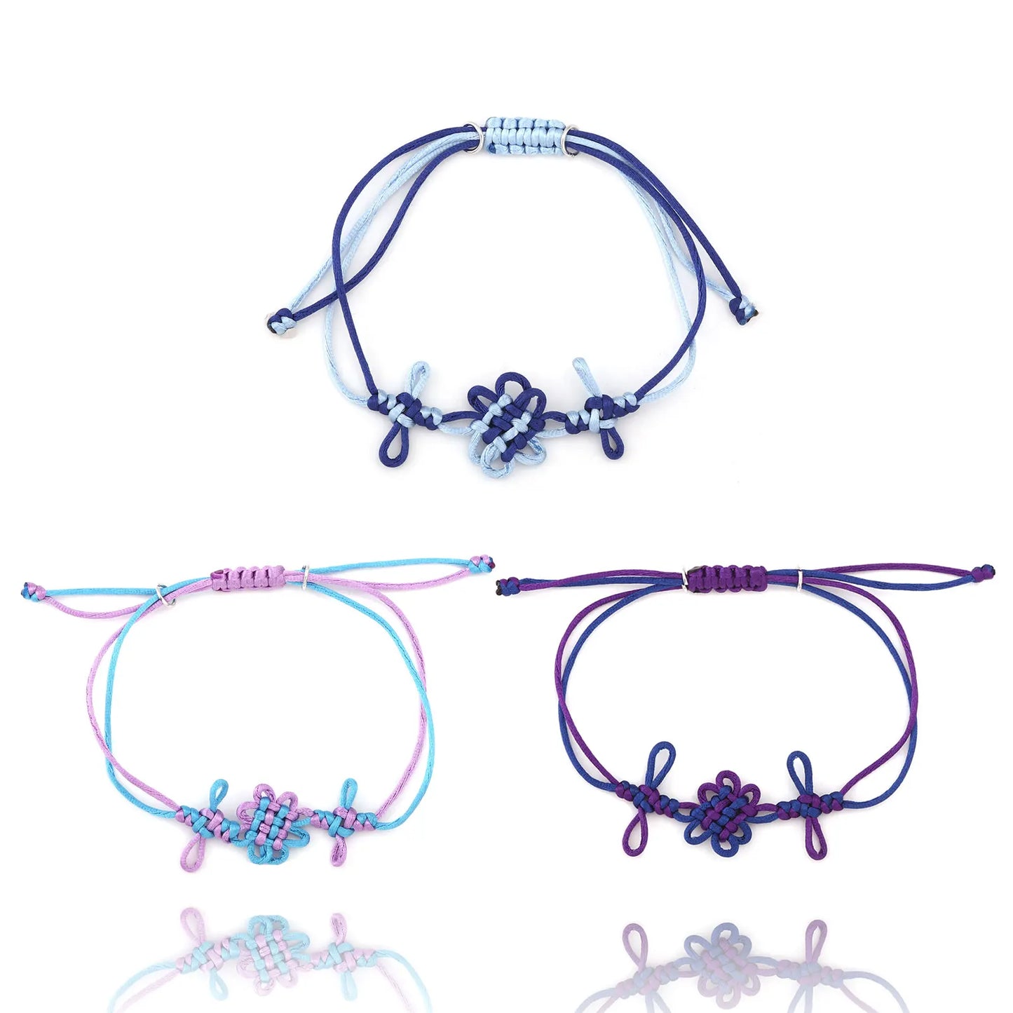 Cartoon Demon Hunter of KPop Rumi Cosplay Two Tone knot Hand Rope Wristband Bracelet Strap Costume Accessories Halloween