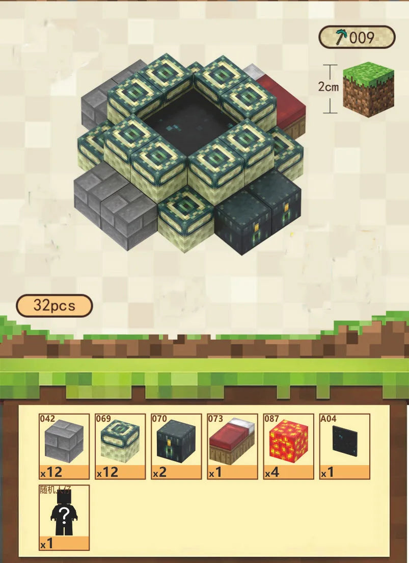 Magnetic Building Blocks Mine Cube Magnet World Set for Boy Girl Kid Age 3+ DIY Model Children Stem Montessori Sensory Toy