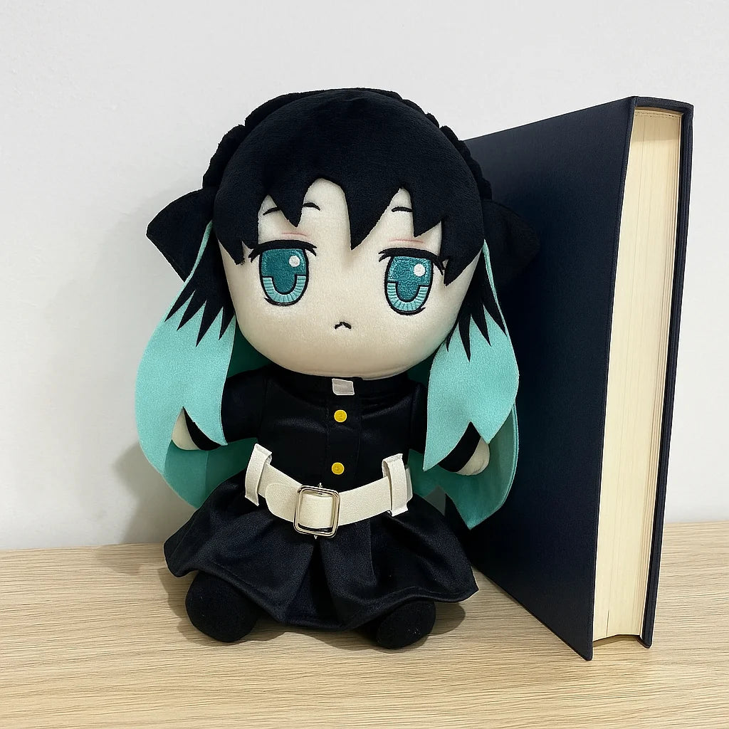 Demon Slayer Plush Doll Anime Peripheral Home Decor Stuffed Tsugikuni Yoriichi 22cm Cosplay Kokushibou Akaza Doll Kids Toy Gifts