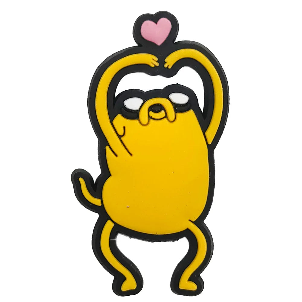 New 1pcs Adventure Cartoon Characters Shoe Charms DIY Clogs Shoe Accessories Fit Pins Decorate Buckle Kids Girls Birthday Gifts