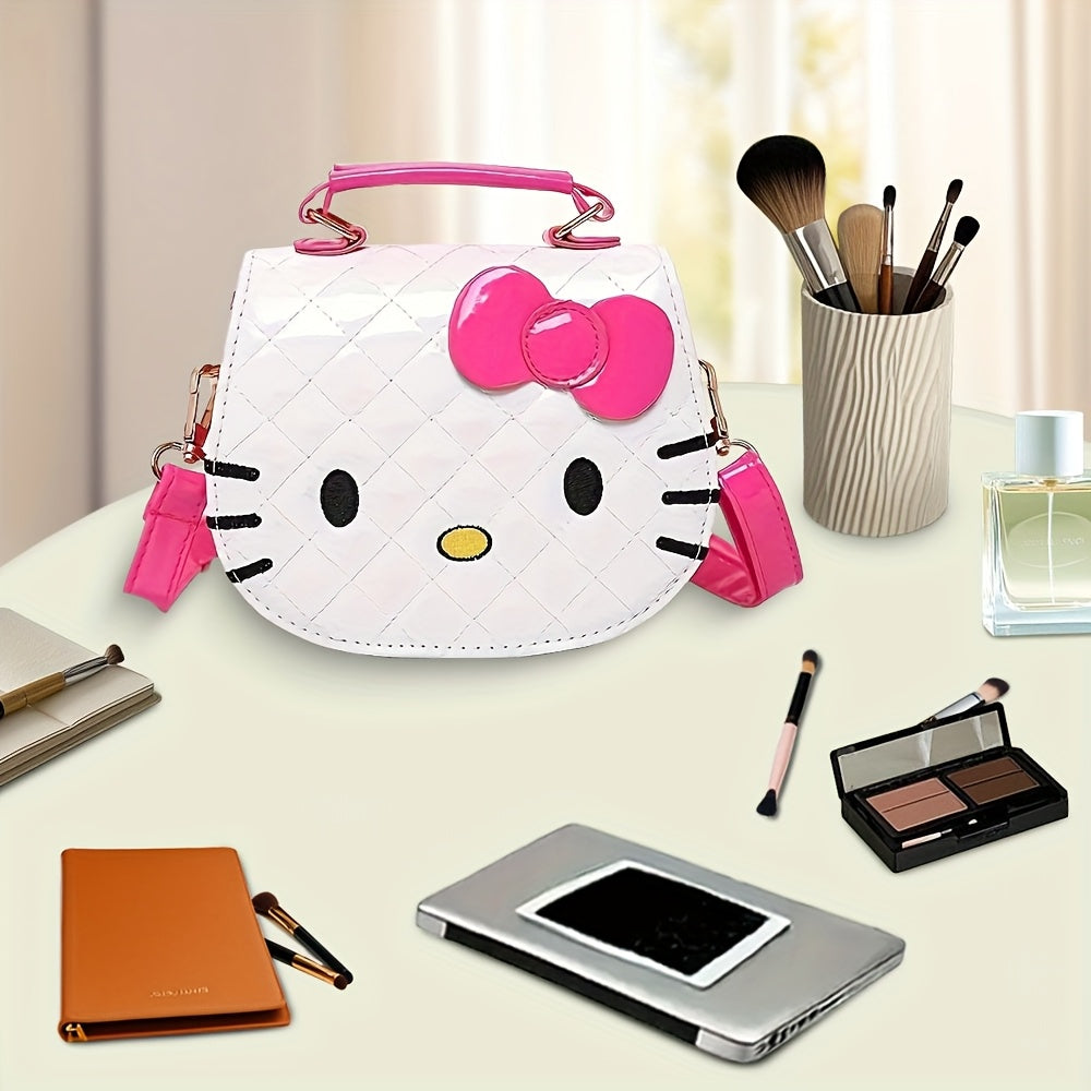 1pc Sanrio New Hello Kitty Crossbody Bag, Casual Versatile Shoulder Purse Fashion Phone & Earphone Pouch Handbag Birthday Gift for Daily Commute, Mini Handbag, Small Handbags for, Purse for, Novelty Purse, Mini Crossbody Bag,