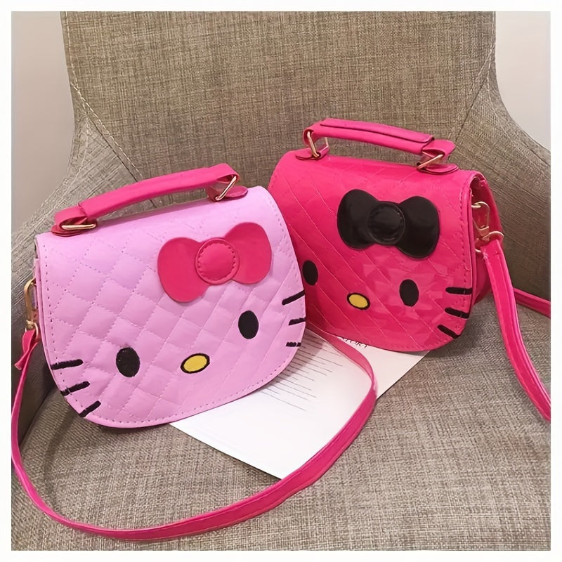1pc Sanrio New Hello Kitty Crossbody Bag, Casual Versatile Shoulder Purse Fashion Phone & Earphone Pouch Handbag Birthday Gift for Daily Commute, Mini Handbag, Small Handbags for, Purse for, Novelty Purse, Mini Crossbody Bag,