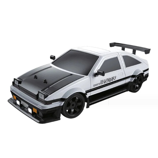Initial D Inspired, Corolla GT Remote Control Racing Drift Car with Lights and Spray