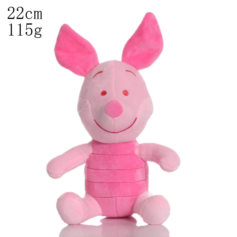 21cm-23cm Winnie The Pooh Tigger Piglet Eeyore Plush Toy Cute Animal Bear Tiger Pig Donkey  Soft Stuffed Doll Kids Gifts