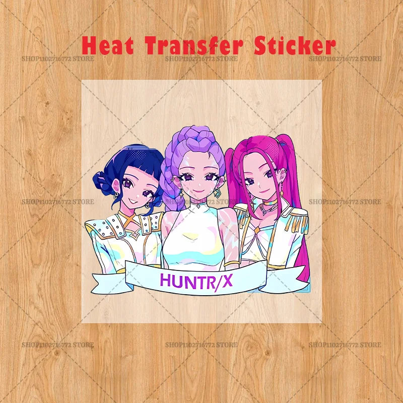 KPop Demon Hunters Kids Sports Water Cup Cute Anime Women Drinking Bottles Huntrix Rumi Zoey Cartoon Print Bottle Birthday Gift