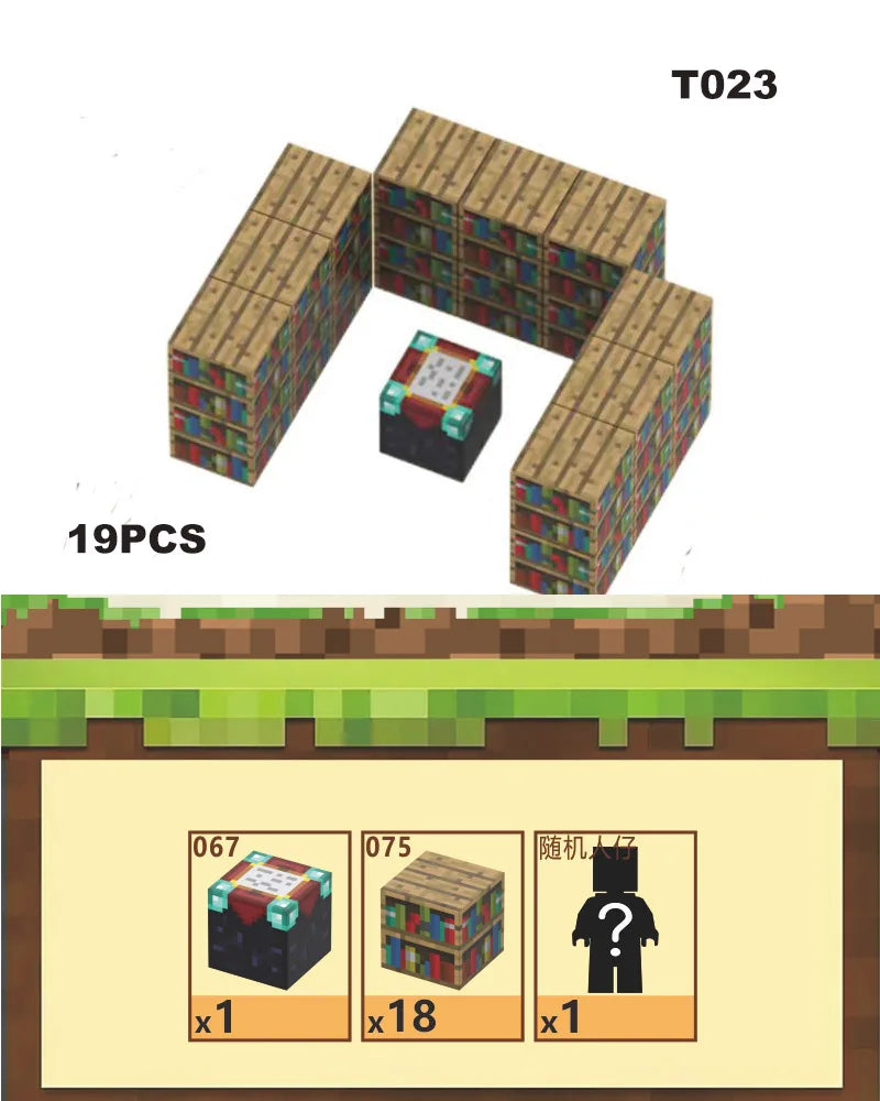 Magnetic Building Blocks Mine Cube Magnet World Set for Boy Girl Kid Age 3+ DIY Model Children Stem Montessori Sensory Toy