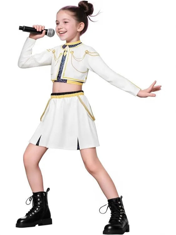 Anime Film Zoey Cosplay Costume Set Girl K-Pop Idol Group Roleplay Clothing Halloween Carnival Stage Performance Clothes Outfits