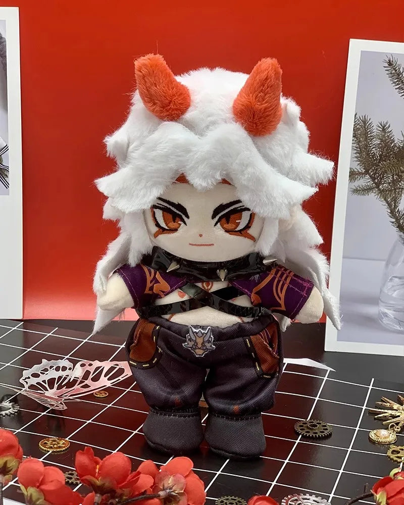 Anime Genshin Impact Plush Wanderer Kinich Scaramouche Xiao Venti Cotton changing doll Stuffed Animals Kids toy gifts Clothing