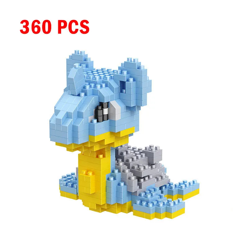 Pokemon Small Building Pokemon Nanoblock Cartoon Pikachu Animal Model Education Game Graphics Pokemon Toys For Kids Birthday