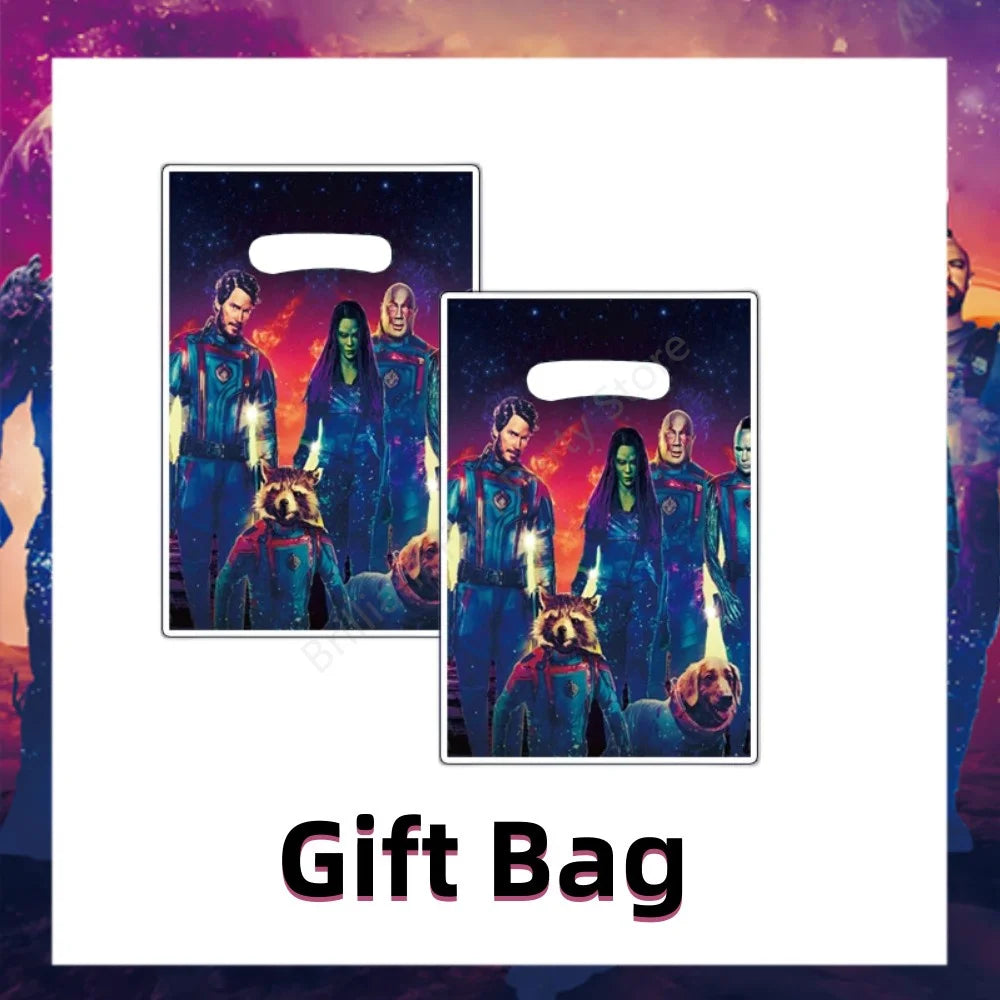 New Guardians of the Galaxy Party Decoration Disposable Tableware Balloons Superhero Baby Shower Kids Birthday Party Supplies