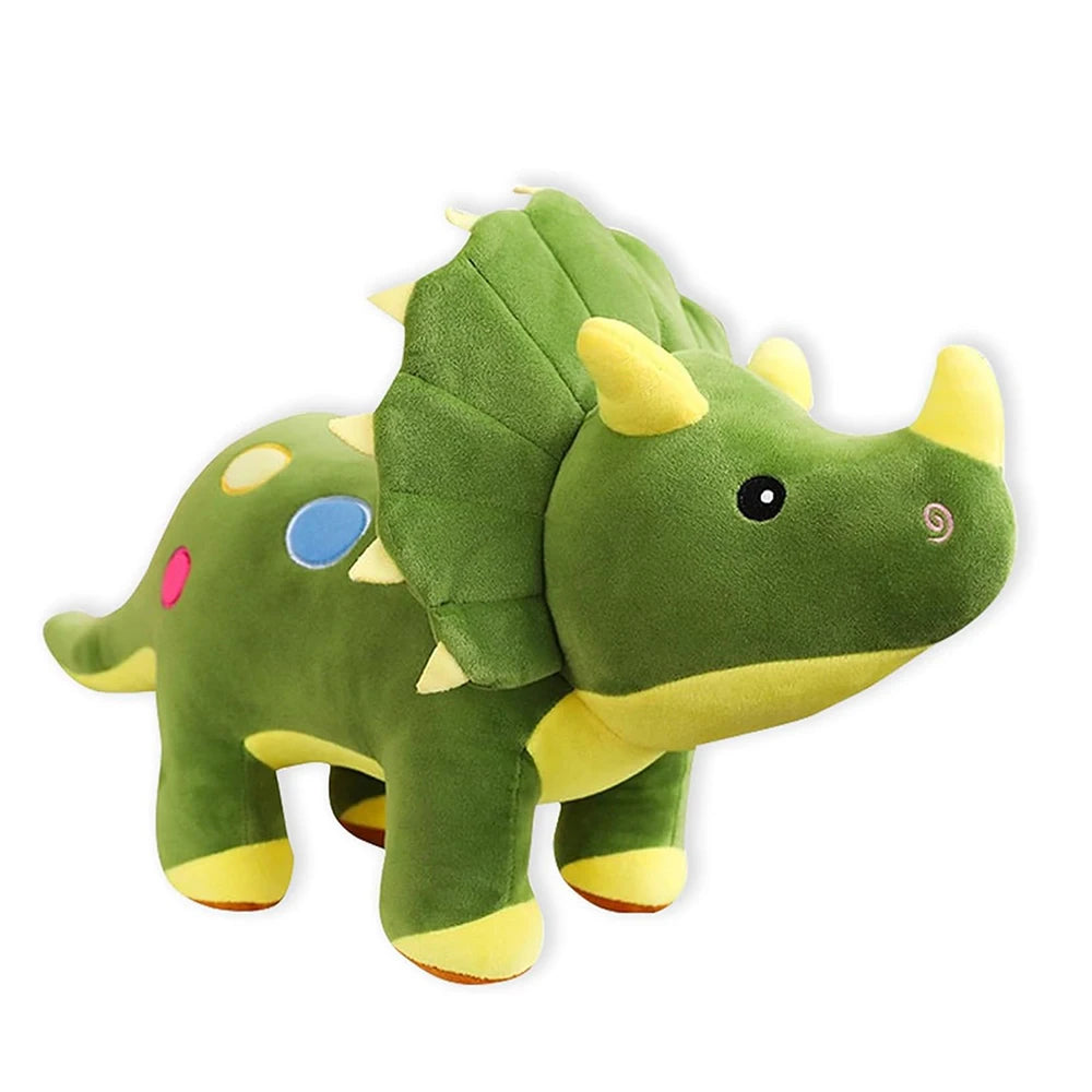 40cm/15.7in Dinosaur Doll Stuffed Toy Creative Soft Plush Stegosaurus Triceratops Plush Toy Kids Dinosaurs Toy Birthday Gifts