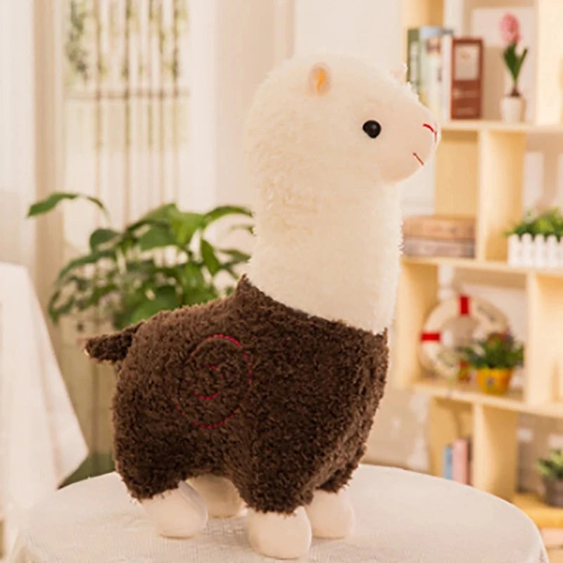 25cm Lovely Small Alpaca Plush Toy Stuffed Animal 5 Colors New Soft Sheep Doll Home Decor Kids Girl Birthday Christmas Gift