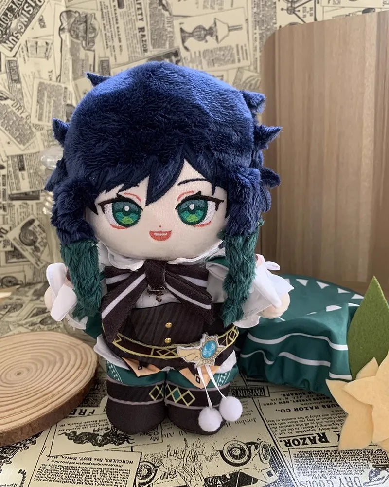 Anime Genshin Impact Plush Wanderer Kinich Scaramouche Xiao Venti Cotton changing doll Stuffed Animals Kids toy gifts Clothing