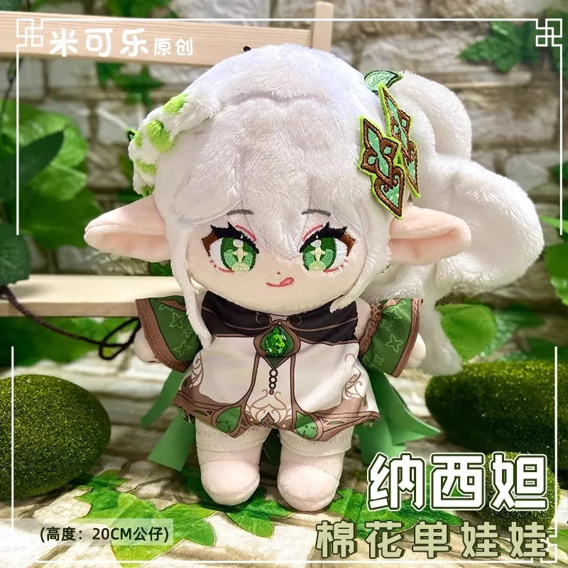 Anime Genshin Impact Plush Wanderer Kinich Scaramouche Xiao Venti Cotton changing doll Stuffed Animals Kids toy gifts Clothing
