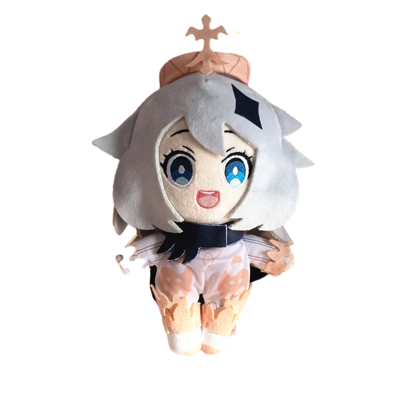 20cm Genshin Impact Plush Pendant Doll Toy Zhong Li Xiao Hu Tao Klee Paimon Soft Stuffed Pillow Kids Christmas Plushies Gifts