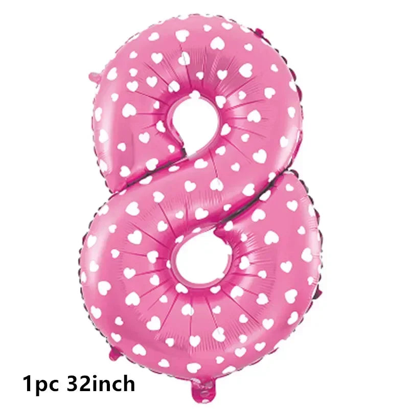 Peppa Pig Balloons Family Pink George Rebecca Susy Ballons Happy Birthday Banner Party Decoration Kids Cake Topper Tableware Toy