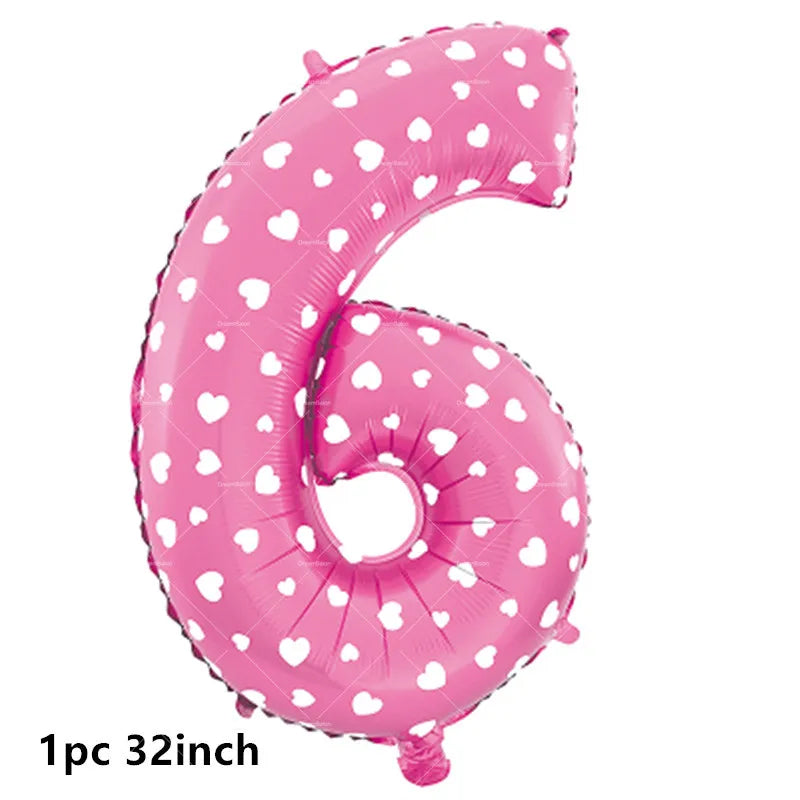 My Little Pony Foil Balloon Happy Birthday Latex Ballon Banner Party Decoration Cake Topper Supplies Backdrop Disposable Kid Toy