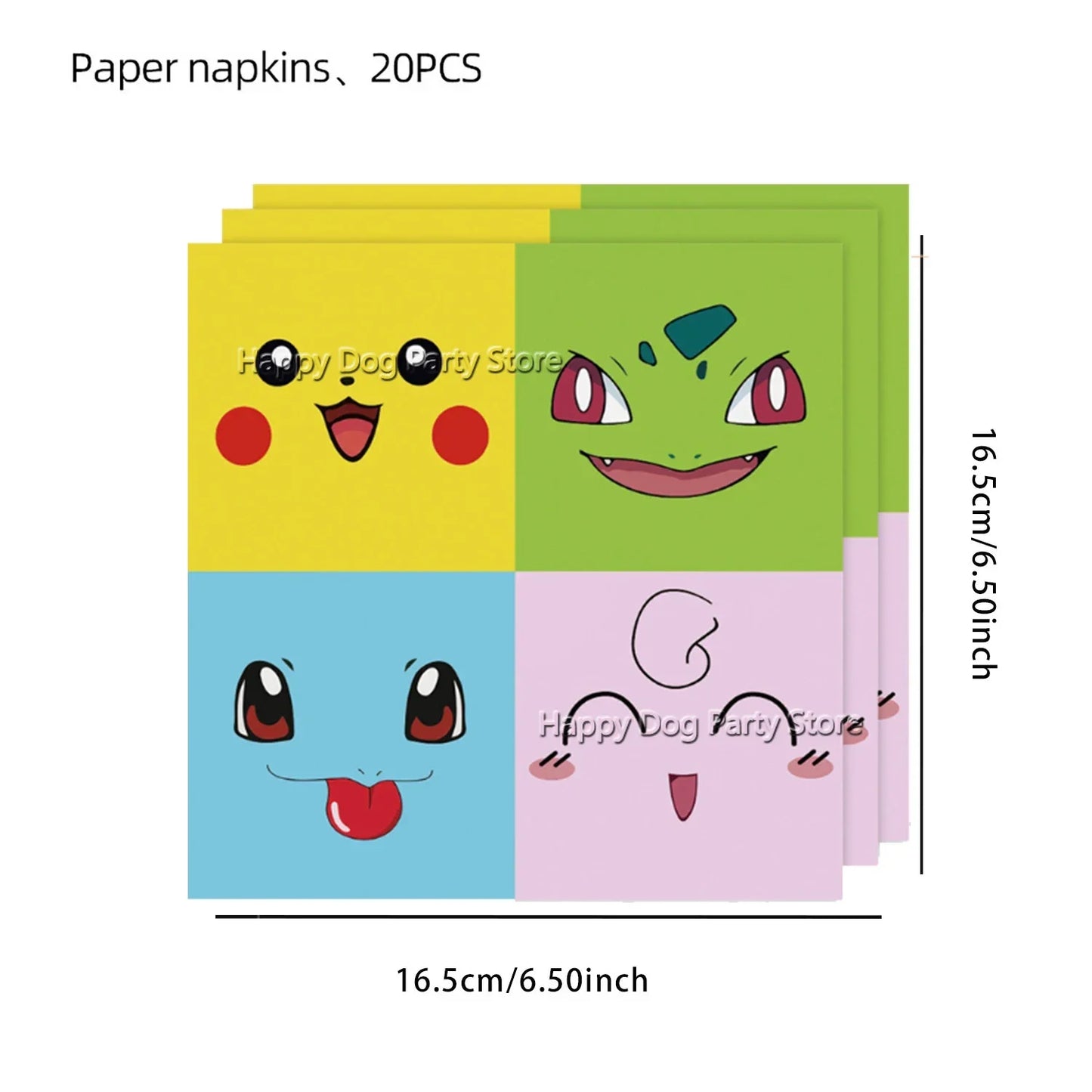 Pokemon Birthday Party Decoration New Yellow Pikachu Balloons For Kids Event Supplies Tableware Banner Backdrop Tablecloth Decor