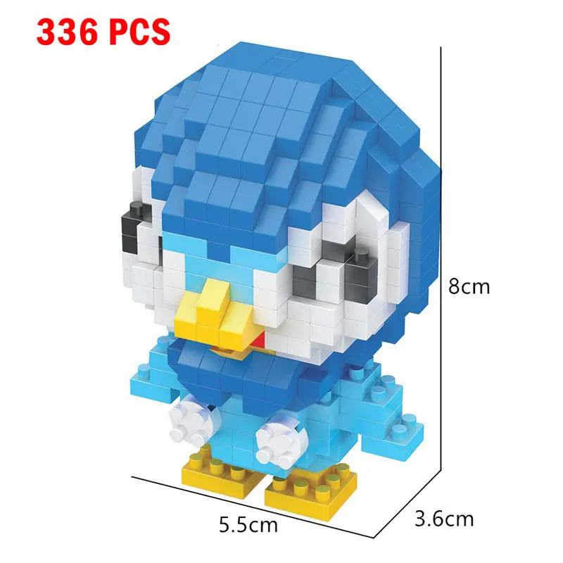 Pokemon Small Building Pokemon Nanoblock Cartoon Pikachu Animal Model Education Game Graphics Pokemon Toys For Kids Birthday