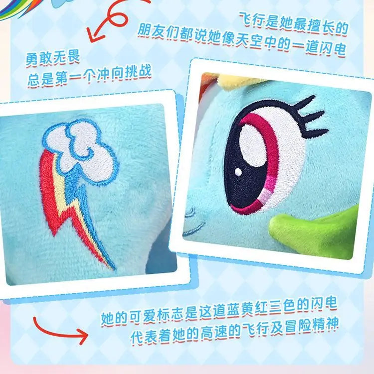 New 30/40/50cm Anime My Little Pony Prototype Plush Doll Anime Soft Pillow Girl Fluttershy Sofa Ornaments Children'S Toys Gift