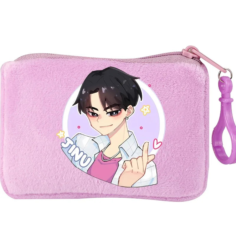 KPop Demon Hunters Party Favors Coin Purse Boy Cartoon Small Wallet Portable Cute Change Storage Bag Women Girl Birthday Gift
