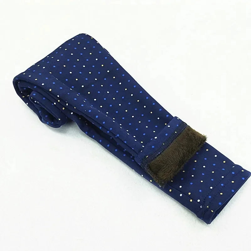 Autumn Winter Children Girls Cartoon Unicorn Pattern Printing Leggings Kids Velvet Thicken Warm Pants Boys Cotton Trousers 3-10T