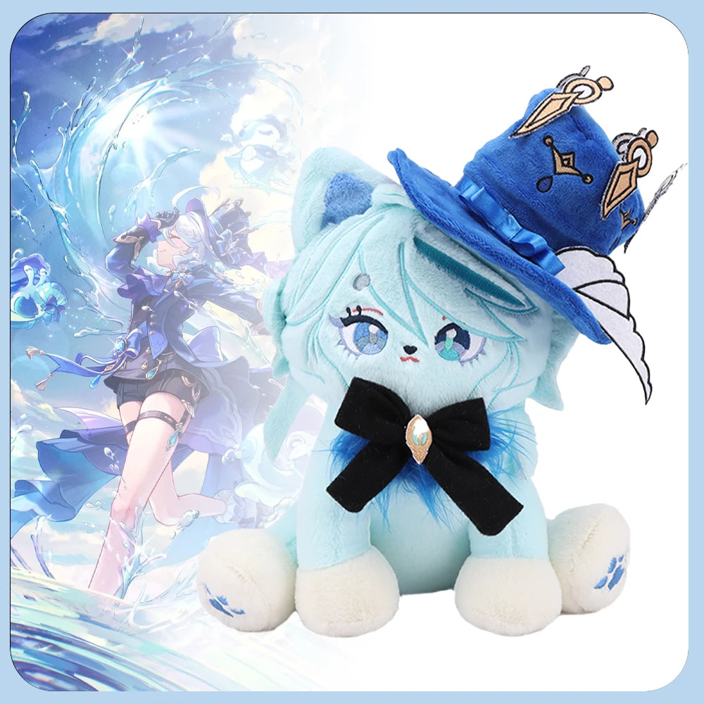 30cm Cute Furina Meow Cat Plush Toys Genshin Impact Game surrounding Plush Toy Movie Stuffed Animals Toys for Kids Birthday Gift