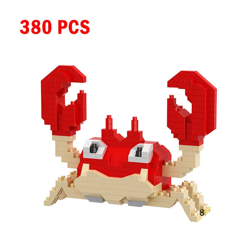 Pokemon Small Building Pokemon Nanoblock Cartoon Pikachu Animal Model Education Game Graphics Pokemon Toys For Kids Birthday