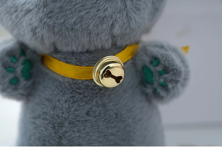 18cm Black and White Grey and PinkCat Plush Toy Grab Stuffed Animal Patung Dolls Children's Toys Gifts Gift Toys for Kids Girl