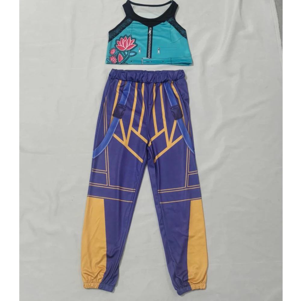 Anime Film Zoey Cosplay Costume Set Girl K-Pop Idol Group Roleplay Clothing Halloween Carnival Stage Performance Clothes Outfits