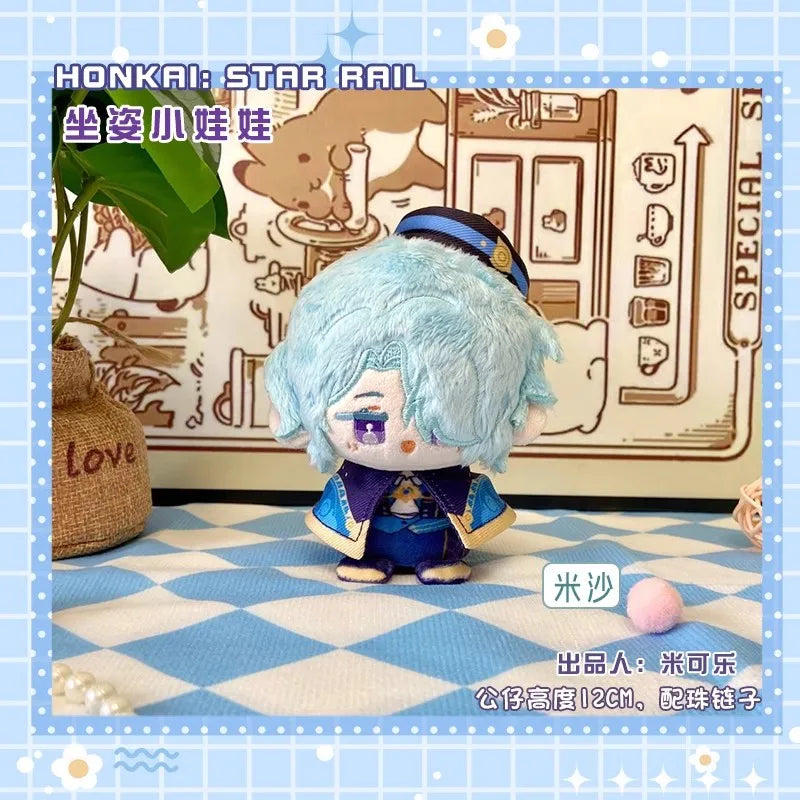 12cm Mini Anime Honkai: Star Rail Plush Doll Huohuo Serval Boothill Topaz Argenti Blade Jing Yuan Kafka boys girls gift Kids toy