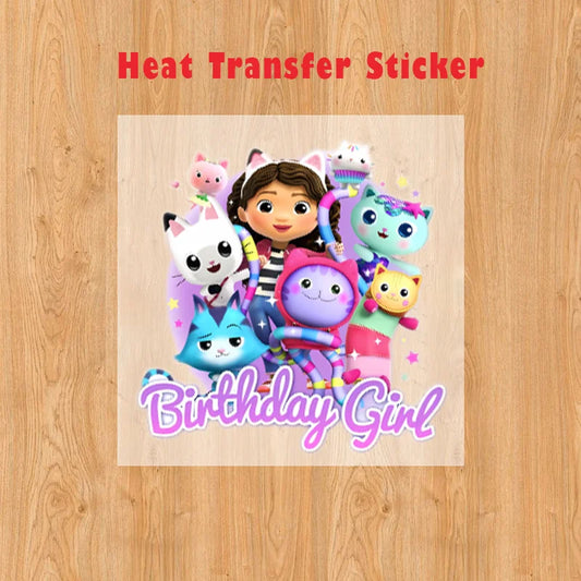 New Gabby Dollhouse T-shirt for Child A-Z Letters Tee Fashion Tops Cute Cartoon Girl Clothes Anime Kids Summer Short Sleeve Gift