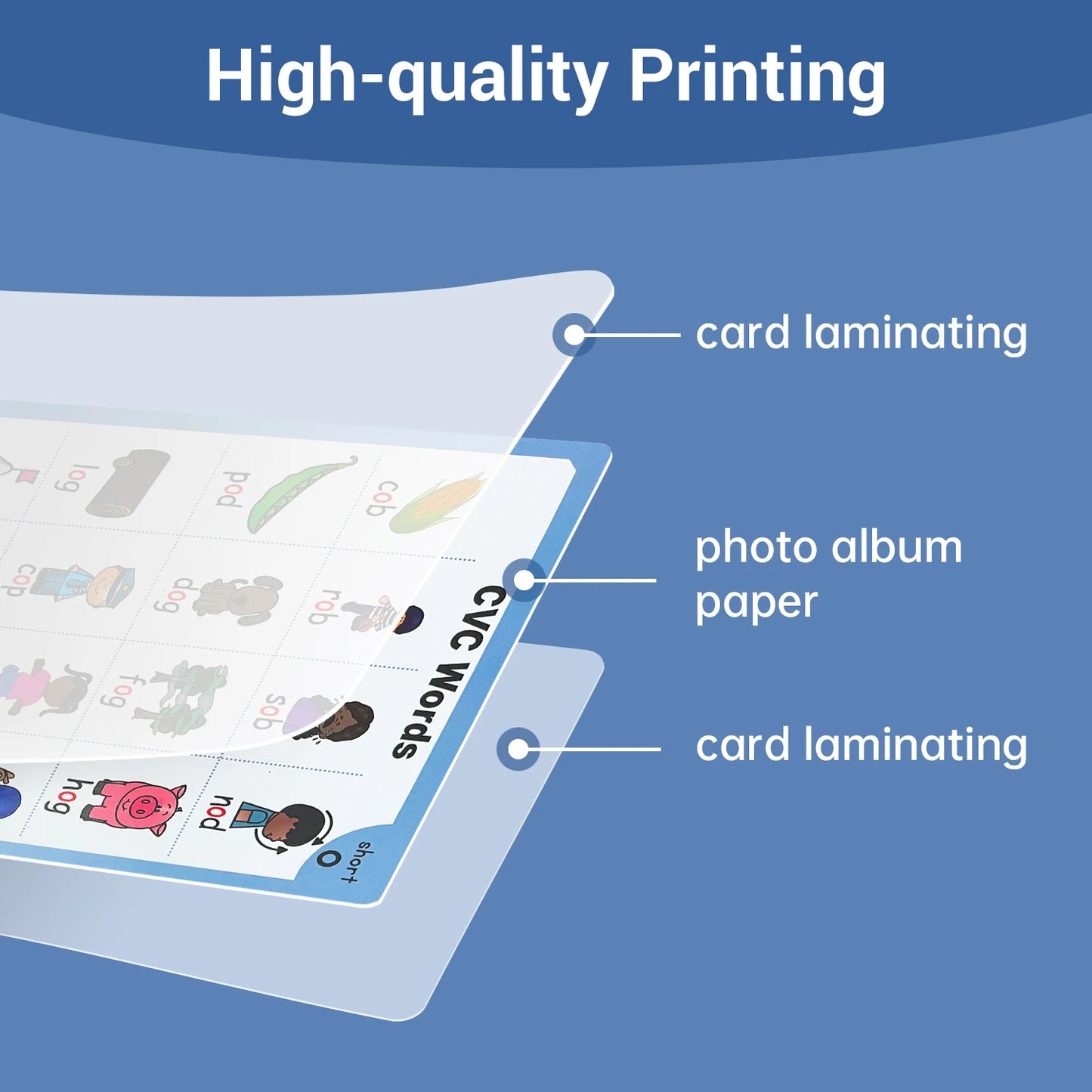2books English CVC Words Phonics Workbook Language Arts Skills book for Kids children read & match & sound & sentence Worksheet