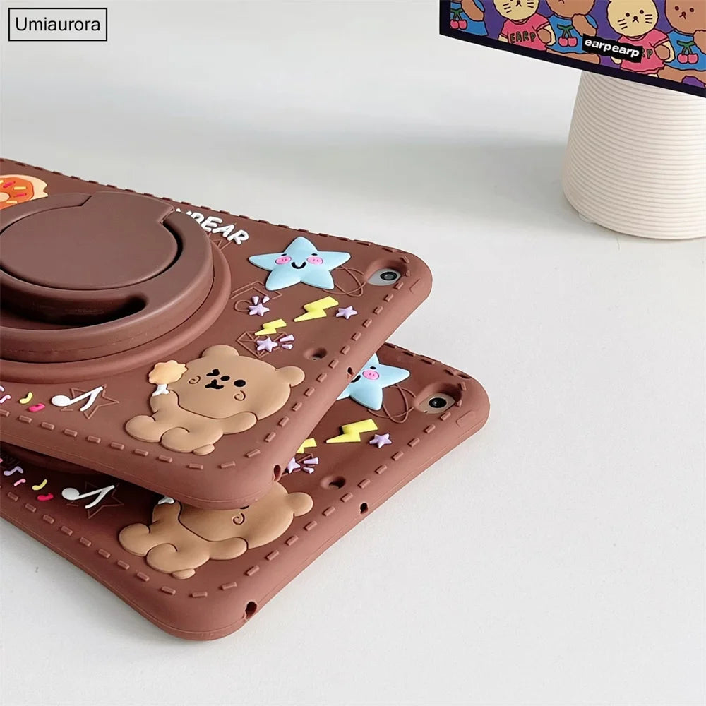 Cartoon Kids Cases For Huawei Matepad Pro 11 10.8 10.4 T10 T10S Mediapad T5 M5 Lite 8.0 10 10.1 Tablet Silicon Cover Stand Funda