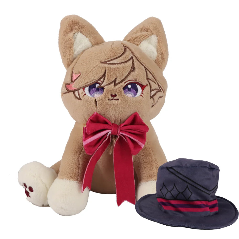 Genshin Impact Plush Toys Around Game Characters Neuvillette Meow Plush Exquisite Stuffed Toy Kids' Doll Halloween Creative Gift