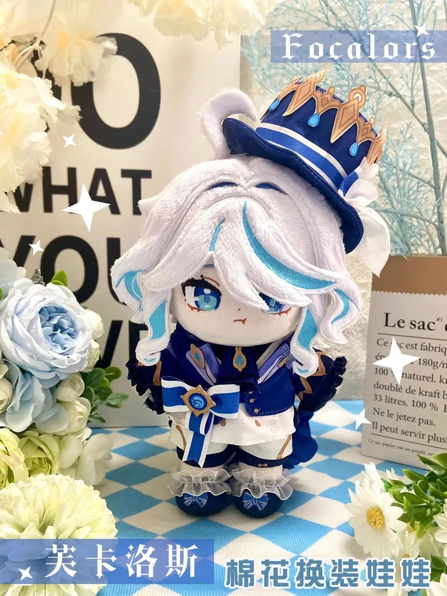 Anime Genshin Impact Plush Wanderer Kinich Scaramouche Xiao Venti Cotton changing doll Stuffed Animals Kids toy gifts Clothing