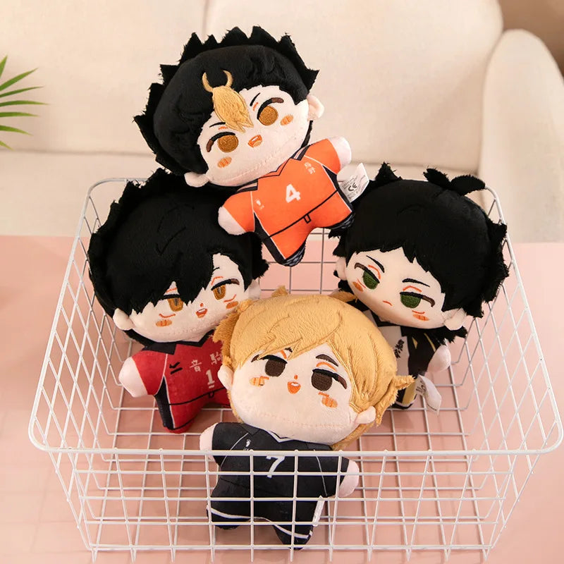 20cm Kawaii Haikyuu Plush Toy Volleyball Stuffed Anime Doll Hinata Shoyo Tobio Kageyama Yu Nishinoya for Fans Kids Birthday Gift