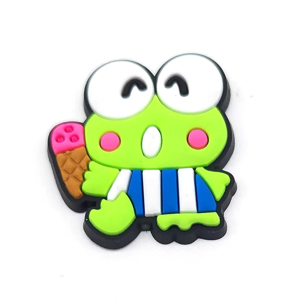 MINISO Hello Kitty Sanrio cartoon 1pcs cute shoe charms Accessories buckle clogs sandals pin decorate kids girls gift