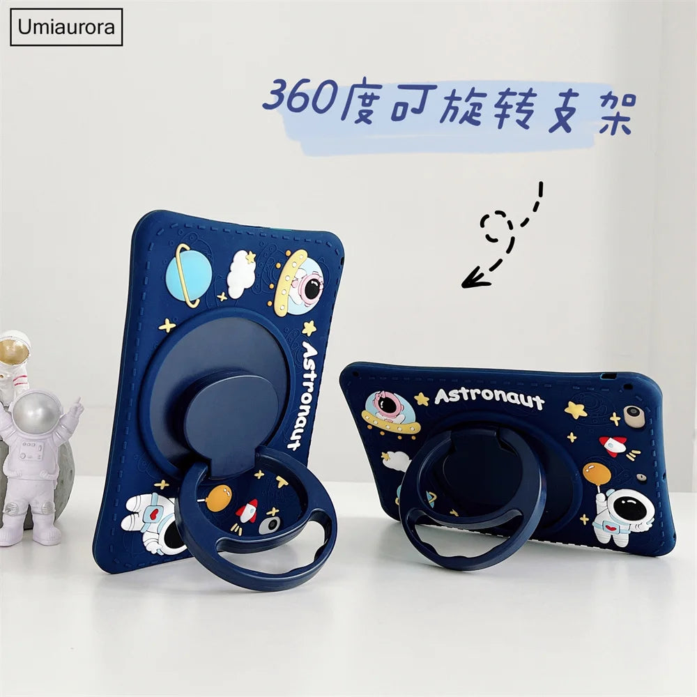 Cartoon Kids Cases For Huawei Matepad Pro 11 10.8 10.4 T10 T10S Mediapad T5 M5 Lite 8.0 10 10.1 Tablet Silicon Cover Stand Funda