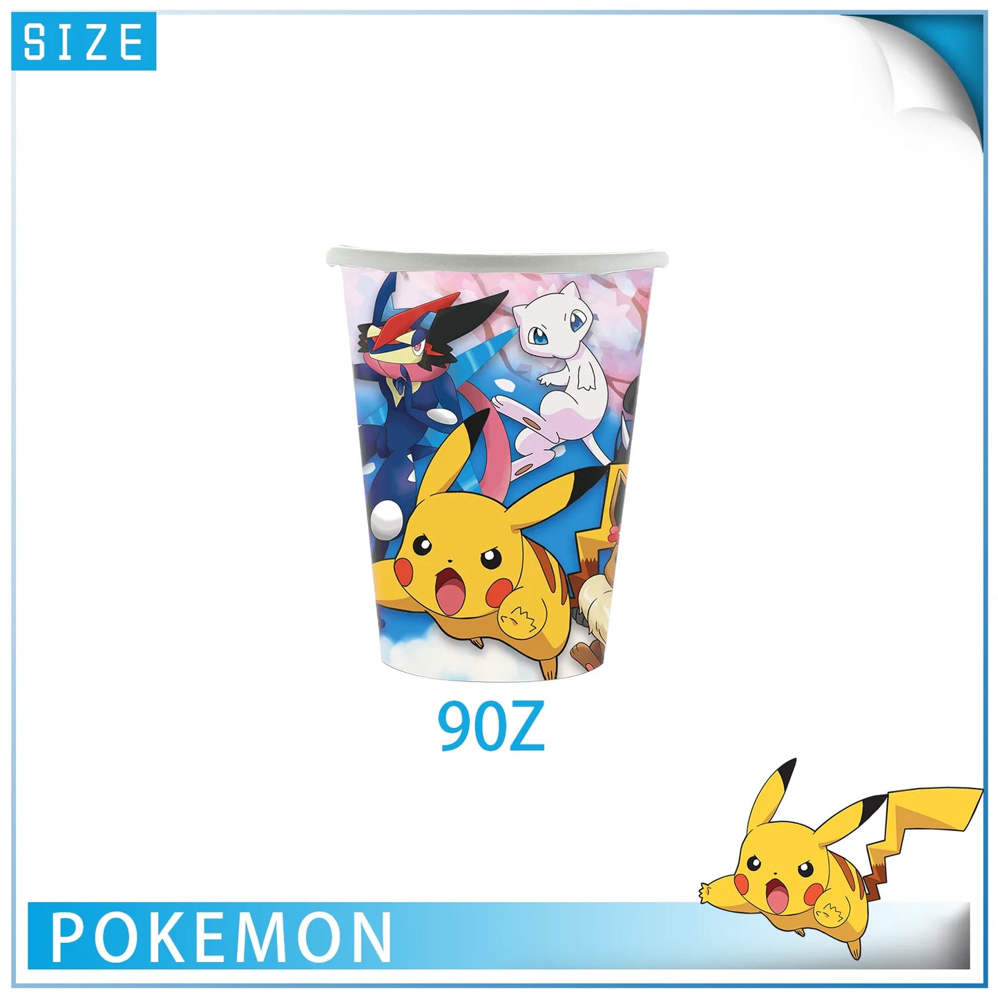 Pokemon Party Theme Disposable Tableware Banner Decor Pikachu Cup Plate Napkin Tablecloth Kids Toy Baby Shower Party Supplies ﻿