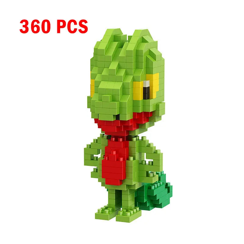 Pokemon Small Building Pokemon Nanoblock Cartoon Pikachu Animal Model Education Game Graphics Pokemon Toys For Kids Birthday
