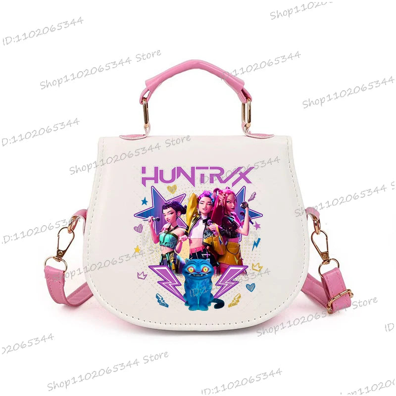 2025 Kpop Demon Hunters Anime Women's Designer Underarm Handbag Fashion Anime Movie High Quality Girls Tote Crossbody Bags