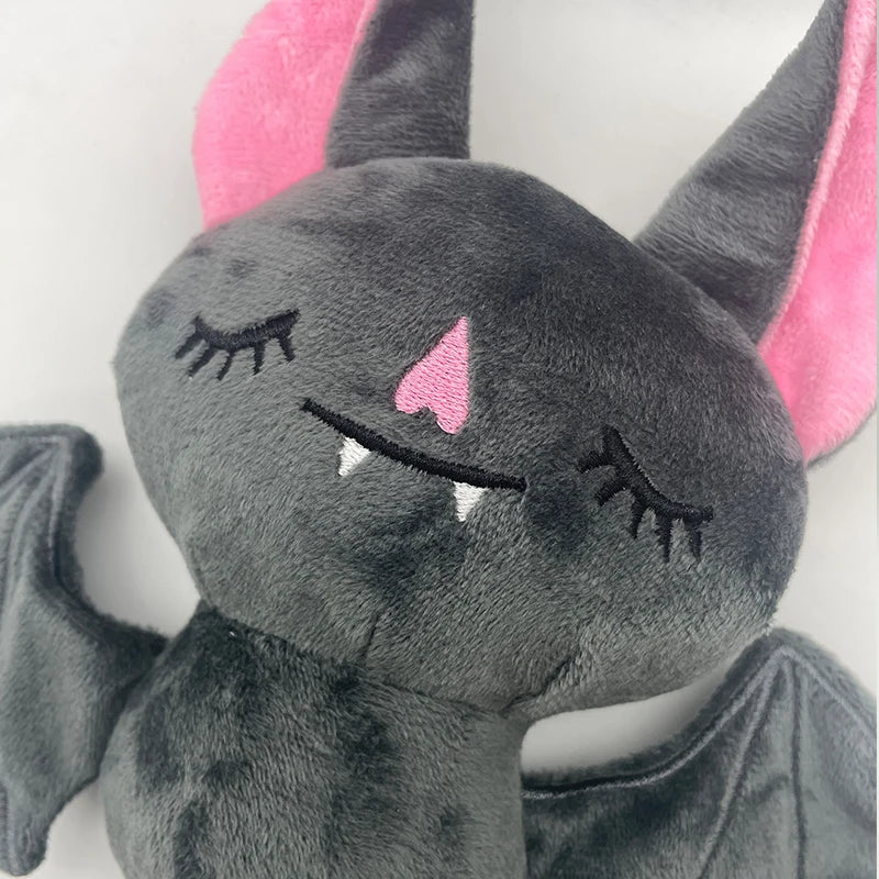 TreasuringU Halloween Kawaii Bat Plush Toys with Slippers Cute Plushie Dolls Cartoon Funny Ghost Toys Kids Birthday Gift